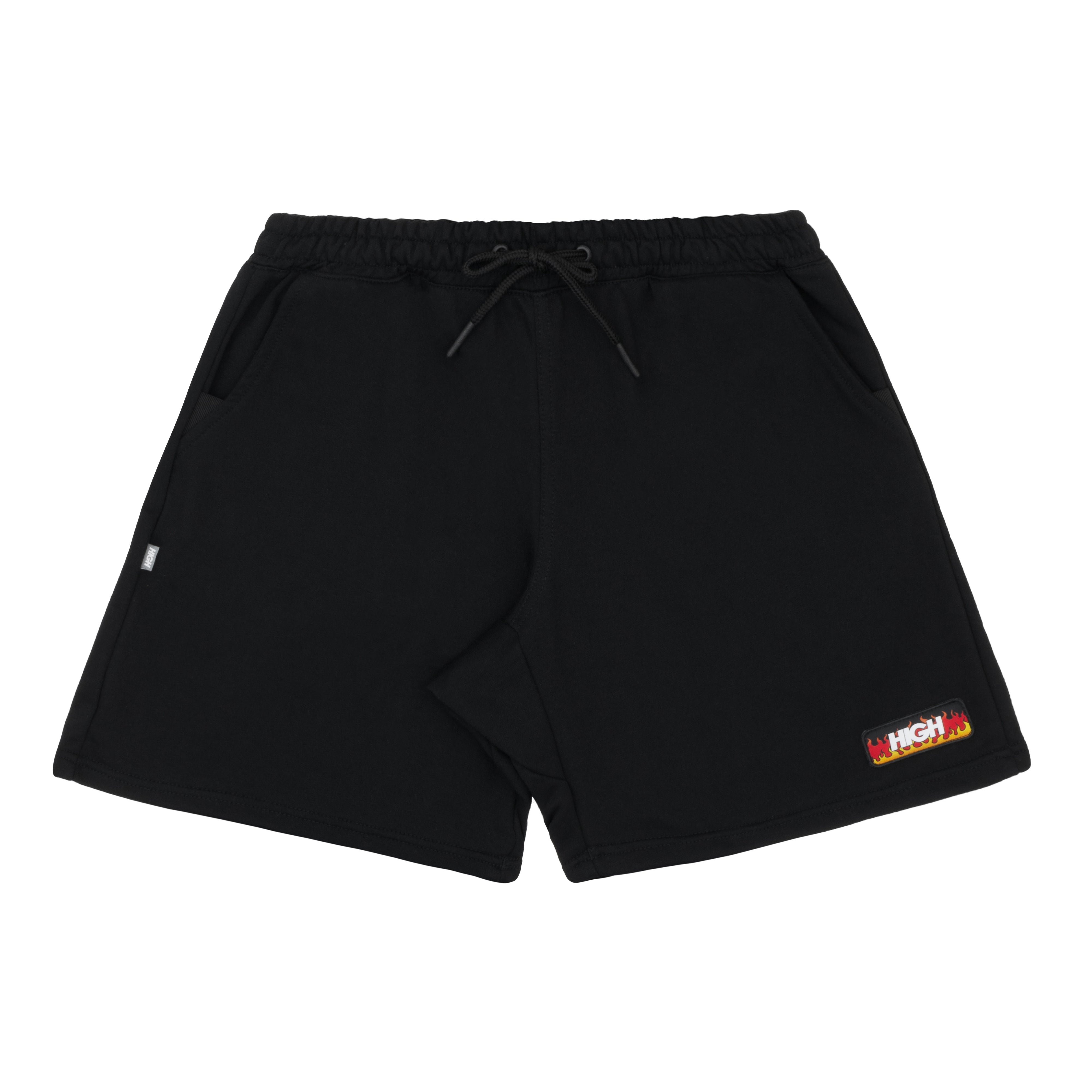 HIGH - Sweat Shorts Flammes Black